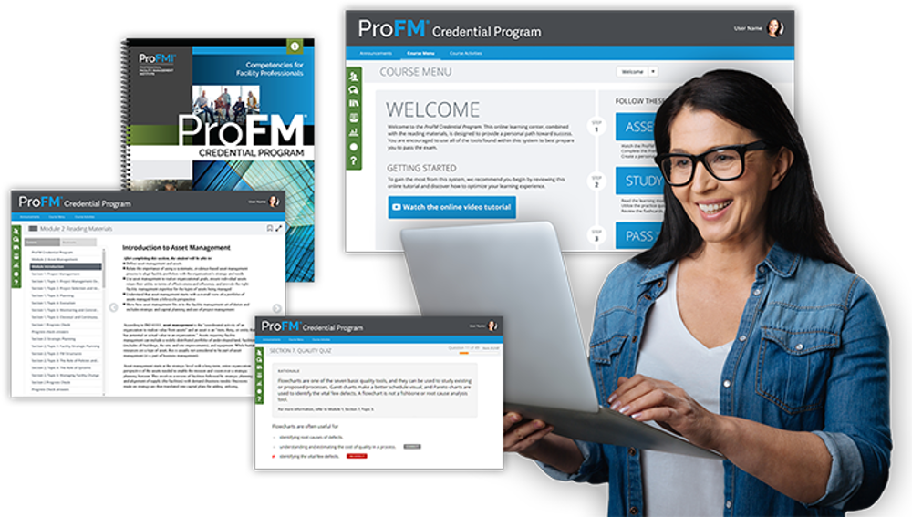 Facility Management Certificate Training Tools - ProFM Credential Program
